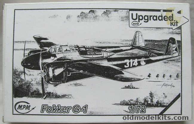 MPM 1/72 Fokker G-1 Reaper - Dutch or Luftwaffe, MP72123U plastic model kit